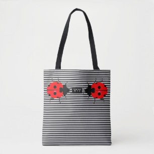 Cute Ladybugs All Over Print Totes