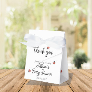 Cute Ladybugs Baby Shower Favour Box