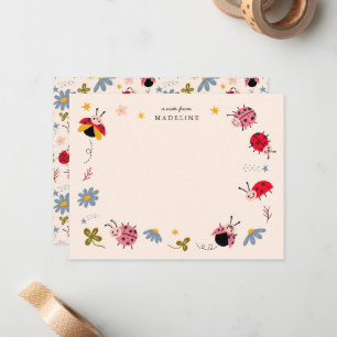 Cute Ladybugs Kids Card