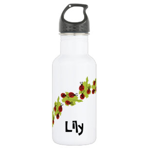 Cute Ladybugs  Kids  Stainless Steel Water Bottle