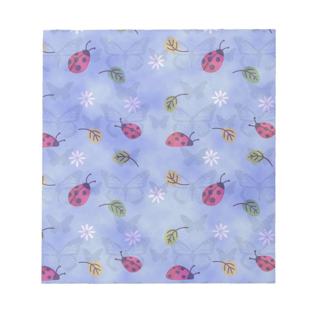 Cute Ladybugs Notepad (Front)