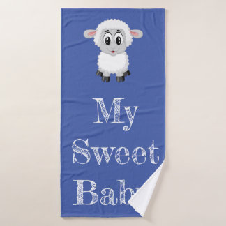 Cute Lamb Bath Towel Set