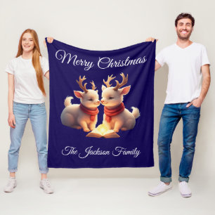 cute lamb Fleece Blanket