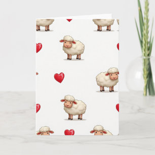 Cute Lamb Love Card