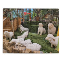 Cute Lamb Style Size 8" x 10", 60 pieces Puzzle