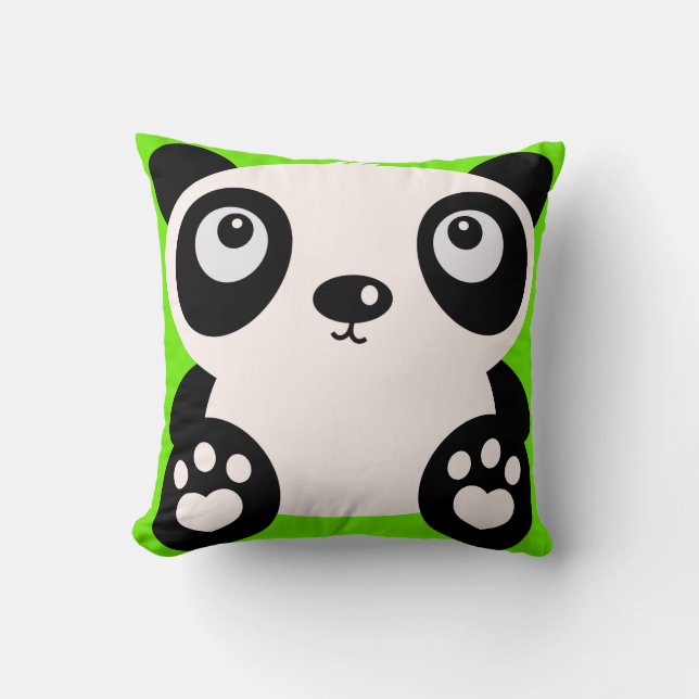 Cute Large Panda Pillow / Cushion (Front)