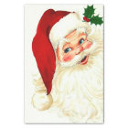 Cute laughing vintage santa