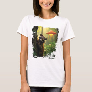 cute laundry bear UFO design T-Shirt