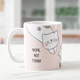Cute Lazy Cat Name Pink Cat Lover Mug