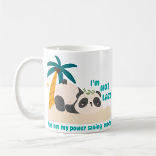 Cute lazy panda  coffee mug