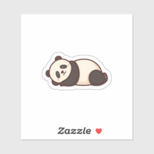 Cute Lazy Panda-Kawaii Sleeping Panda Cartoon