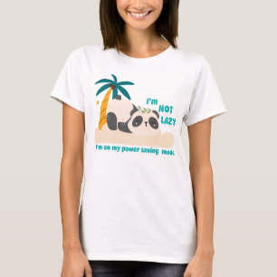 Cute lazy panda T-Shirt