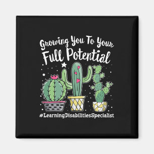 Cute Learning Disabilities Specialist Squad back t Magnet