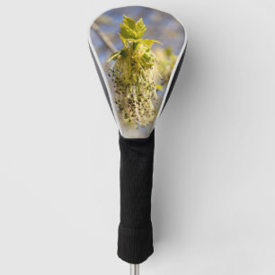 Cute leaves in spring photo golf head cover