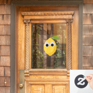 Cute Lemon Character with Googly Eyes 