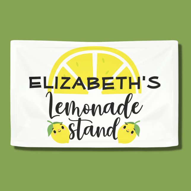 Cute Lemon Lemonade Stand Banner (Creator Uploaded)