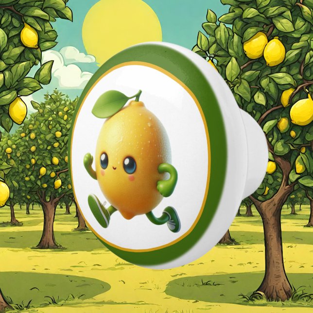 Cute lemon lovers kitchen ceramic knob (Creator Uploaded)