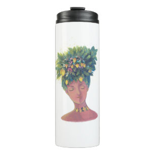 cute lemon  thermal tumbler