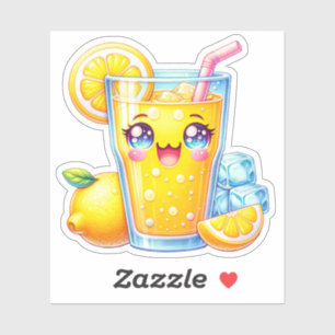 Cute Lemonade Custom-Cut Vinyl Stickers