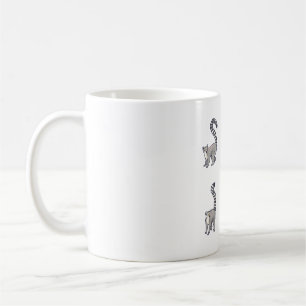 Cute lemur Delight � Cute Animal Art Coffee Mug