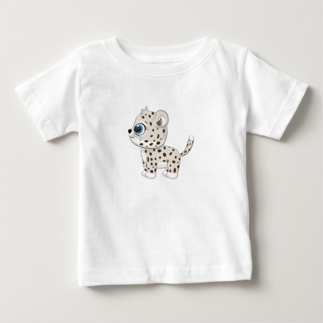 Cute Leopard Baby T-Shirt (Front)