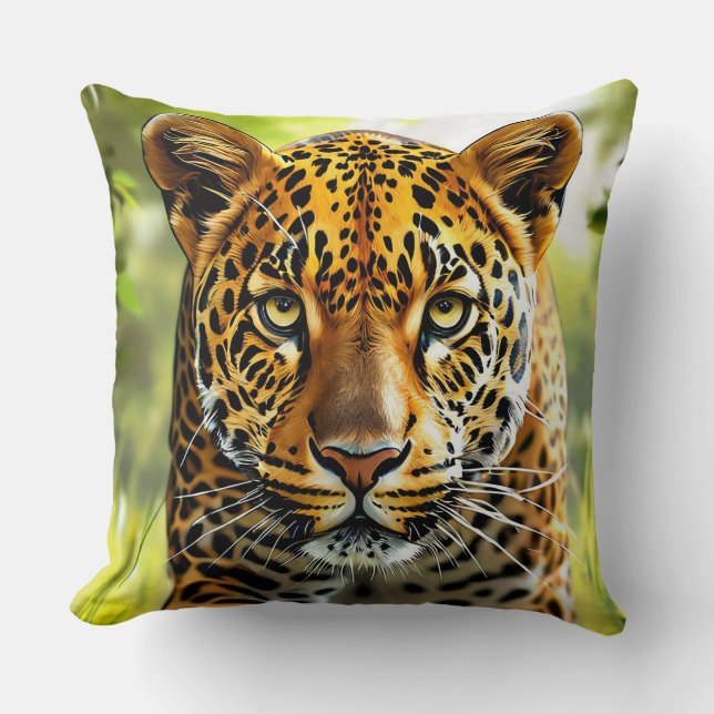 Cute Leopard Cushion (Front)
