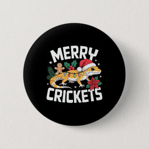 Cute Leopard Gecko Christmas Pun 6 Cm Round Badge