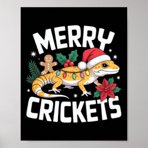 Cute Leopard Gecko Christmas Pun  Poster