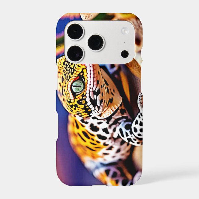 Cute Leopard Gecko Sunset Desert Design (Back)