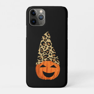 Cute Leopard Hat Pumpkin iPhone 11 Pro Case