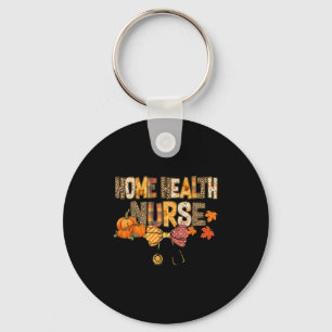 Cute Leopard Home Health Nurse Stethocope Fall Coq Key Ring