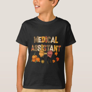 Cute Leopard Medical Istant Stethocope Fall Coquet T-Shirt