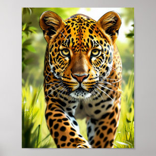 Cute Leopard Poster