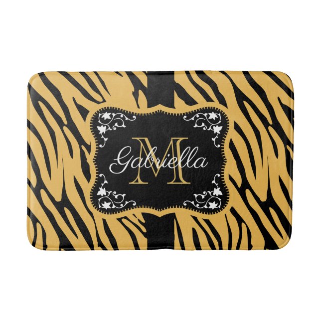 Cute Leopard Print Bath Mat (Front)