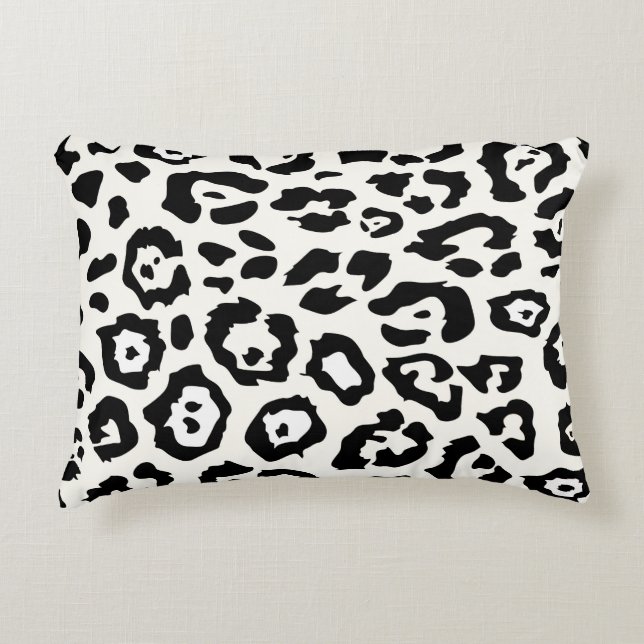 Cute Leopard Print Decorative Cushion (Front)