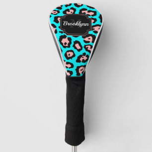 Cute Leopard Print Golf Head Cover