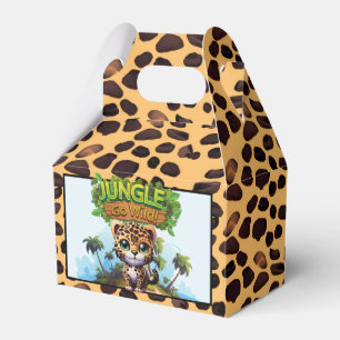 Cute Leopard Print Jungle Safari Animal Go Wild 🐆 Favour Box
