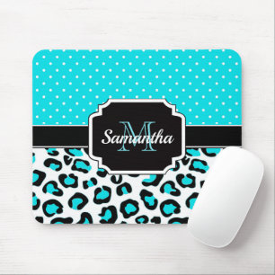 Cute Leopard Print Mouse Pad