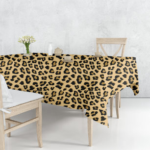 Cute Leopard Print Pattern Tablecloth
