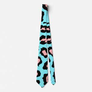 Cute Leopard Print Tie