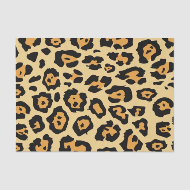 Cute Leopard Print Tissue Paper (Front)