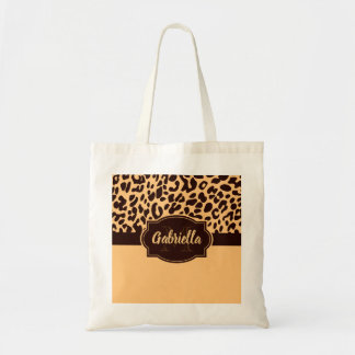 Cute Leopard Print Tote Bag