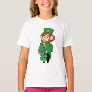 Cute Leprechaun Kid's T-Shirt