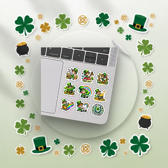 Cute Leprechaun Rainbow St. Patrick's Day Set (Creator Uploaded)