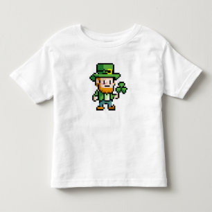 Cute Leprechaun Shamrock Lucky St. Patrick's Day Toddler T-Shirt