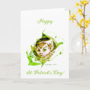 Cute Leprechaun St. Patrick's Day Card
