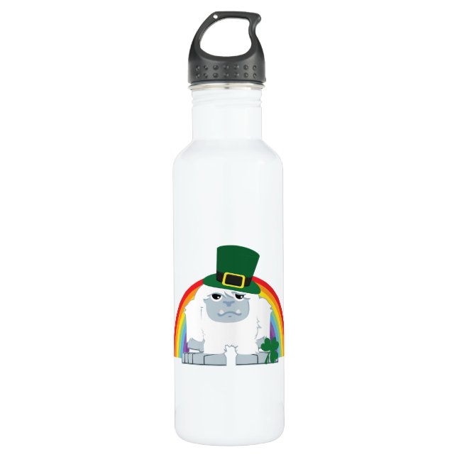 Cute Leprechaun Yeti 710 Ml Water Bottle (Front)