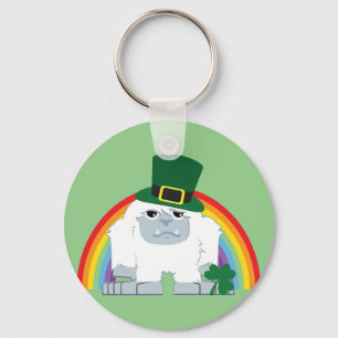 Cute Leprechaun Yeti Key Ring