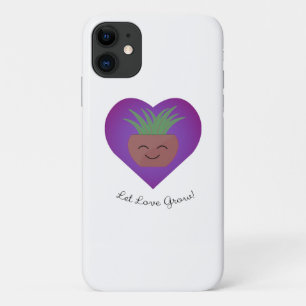 Cute Let Love Grow Aloe iPhone 11 Case
