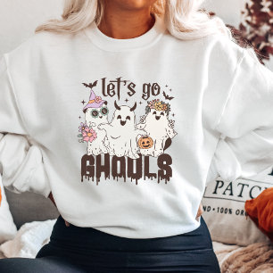 Cute Let's Go Ghouls Halloween Sweatshirt
